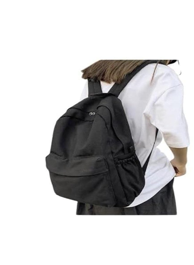 VELWORD Standard Backpack .casual laptop bag Latest Girls bags. college bags. school .Tuition..Office.Travel Bag.Women's Trendy .Kids Backpack Casual bag backpack (A BLACK) - Image 4